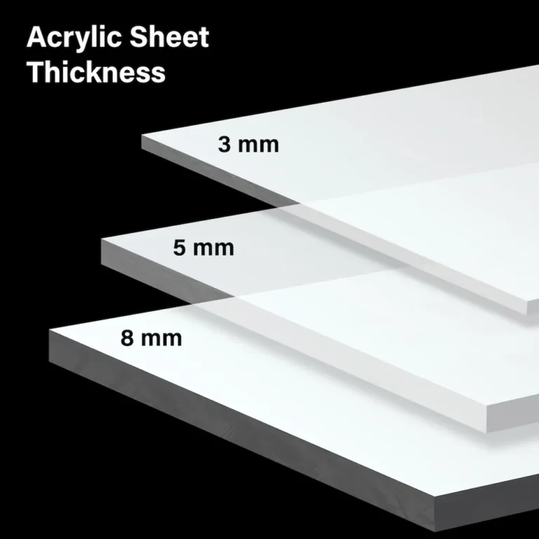 Acrylglasplatten-Dicke