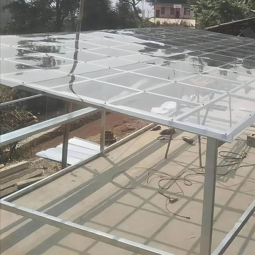 Transparente Acrylglasplatte für Solargewächshausabdeckung