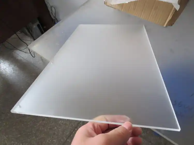 Sandblasted Acrylic