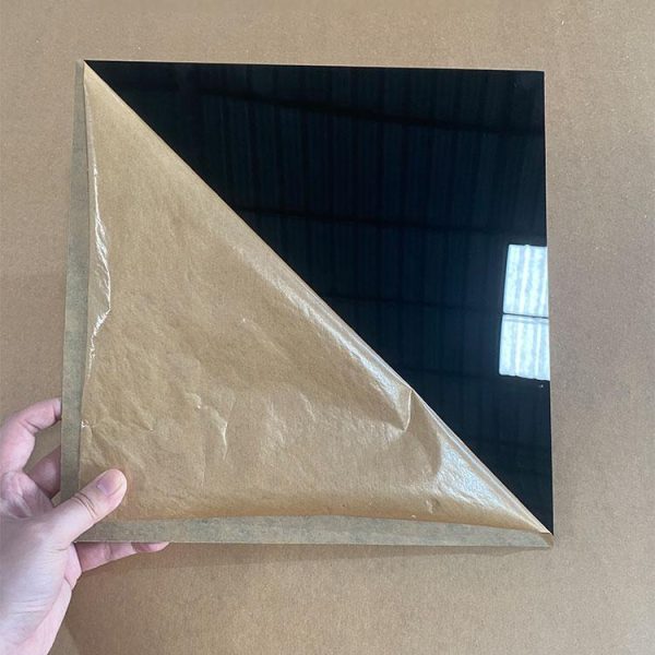 black acrylic sheet